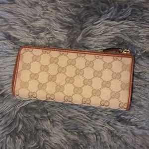 Authentic Gucci monogrammed wallet